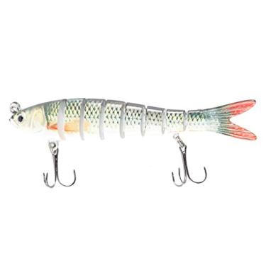 Imagem de Isca de pesca artificial isca de pesca simulação isca para manivela kit realista kit s Knotty