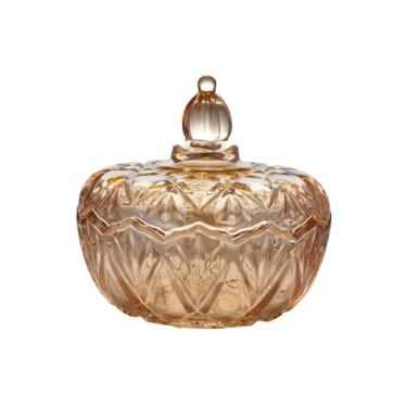 Imagem de BOMBONIERE DE VIDRO MADRI GOLD 700ML - CM12