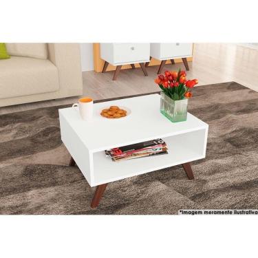 Imagem de Mesa Centro Sala Rt3020 Branco - Movelbento