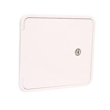 Imagem de Cabo de Alimentação Quadrada Hatch Hatch Acesso Electrical Porta RV de Barco Trailer Motorhome Impermeável ABS Parafuso de Aço Inoxidável Instalação de Parafuso Resistente