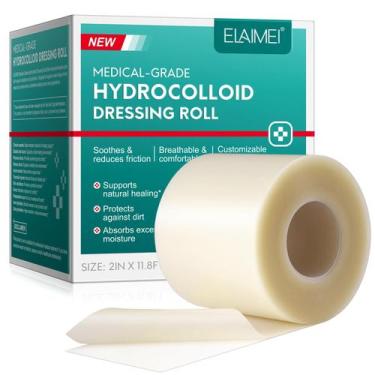 Imagem de Bandagem impermeável em rolo de hidrocolóide NIFEISHI de 5 cm x 3,6 m