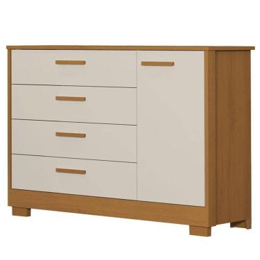 Imagem de Cômoda Infantil Zaki Com Porta Areia Acetinado Savana - Reller