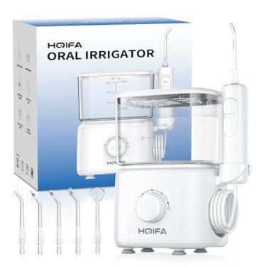 Imagem de Water Flosser, removedor de irrigador dental de água 2025 com 4 modos e 5 bocais de substituição,