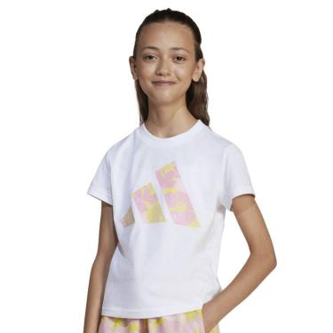 Imagem de Camiseta Adidas Printed Infantil - Branco 9-10-Feminino