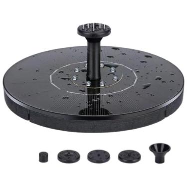 Imagem de Fonte solar para banho de pássaros, bomba flutuante para fonte de lagoa - spray de água decorativo para beija-flor para pátio externo, varanda, jardim, quintal