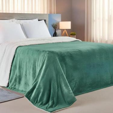 Imagem de Cobertor Queen Size Grosso Kylie La Carneiro Super Fofinha - Jm Enxova