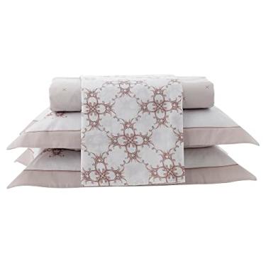 Imagem de Jogo de Cama King Vida Bela Percal 200 fios Kacyumara - Atena