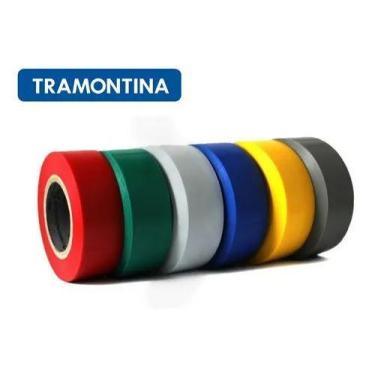 Imagem de Kit 6 Fita Isolante Antichama Colorida 19mmx10m Tramontina
