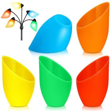 Imagem de Substituição do abajur de chão Tuanse 5 de plástico colorido de 4,2 cm
