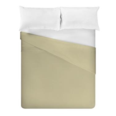 Imagem de Lencol Avulso King Sem Elastico Algodão Plus Liso Khaki Estamparia