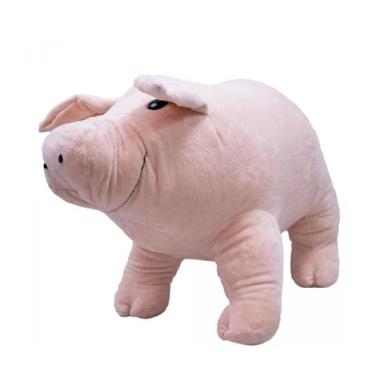 Imagem de Porco Pelúcia 25 Cm Rosa Lindo Fofy Toys - Drina