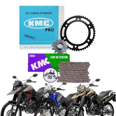 Imagem de Kit relaçao transmissao Lander 250 tenere 250 com retentor todos anos Kmc