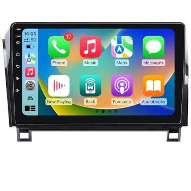 Imagem de Rádio estéreo automotivo para Toyota Tundra 2007-2013: [8 núcleos + 2G + 32G] Tela sensível ao toque de 10 polegadas 1280 x 800 - 5GWiFi sem fio Carplay e câmera de backup Android Auto HD GPS SWC FM