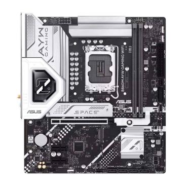Imagem de Placa Mãe Asus B860M AYW Gaming Wi-Fi - LGA 1851 - DDR5 8800 - Chipset B860M - Wi-Fi 6 - Micro-ATX