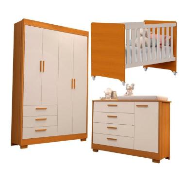 Imagem de Jogo De Quarto Para Bebe Evolution Zaki Areia Com Savana - Moveisaqui