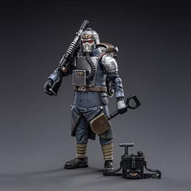 Imagem de Pipigirl JoyToy Genuine License 1/18 Soldier Action Figures, 4inch Army Military Extreme Warrior Models Kits (Krieg Veteran Squad Demoman)