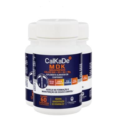 Imagem de Kit 3 Calkdade MDK Catarinense 60 Comprimidos