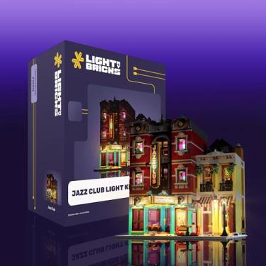 Imagem de Kit de luz LED compatível com Lego 10312 Jazz Club – Acessórios de iluminação para conjunto de montar Lego Icons, atualização decorativa criativa (modelo não incluído)