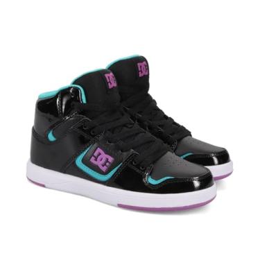 Imagem de DC Tênis de skate feminino, Preto/Pur/Mnt, 12 Little Kid
