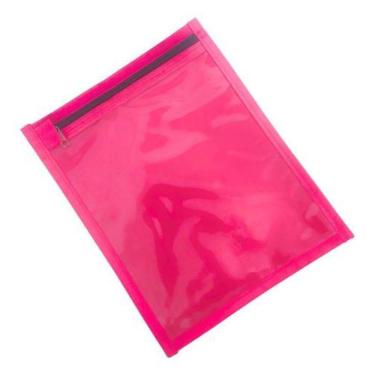 Imagem de Kit 10 Porta Ordem Serviços Ótica Envelope Com Ziper - Rosa