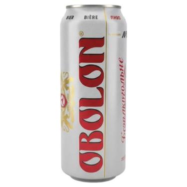 Imagem de Cerveja Obolon Lager Sem Álcool Ucrânia 500ml Lata