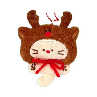 Imagem de Pingente De Pelúcia De Natal, Ornamento Pequeno E Fofo, Chaveiro Versá