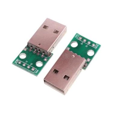 Imagem de Adaptador Conversor Micro Mini USB Fêmea Macho Para Conector De Pino D