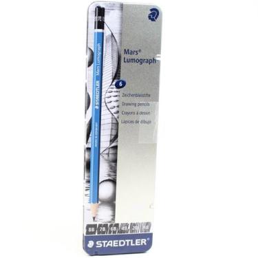Imagem de Estojo Lápis de Desenho Staedtler com 6 Lumograph 100G6