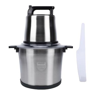 Imagem de Yosoo Moedor de Carne 1800W, Motor de Cobre Puro, Modos de Velocidade Dupla, Mini Picador Elétrico Com Tigela de Aço Inoxidável 10L para Nozes de Carne (Plugue UE 220 V)