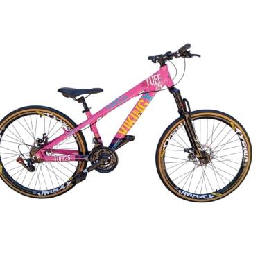 Imagem de Bicicleta 26 VikingX T25 21v Freeride Freio Disco Hidraulico Pneu Slick Fino Fx Amarela1.50-Unissex