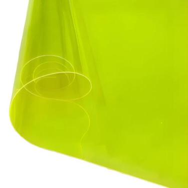 Imagem de 1m Tecido Plástico Cristal Colorido Cores Neon 0,40 Bolsas - Neolar, A