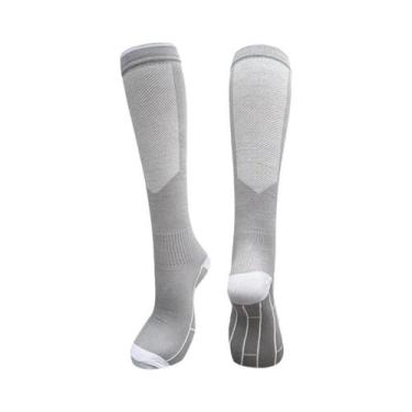 Imagem de Meias De Compressão Unissex 20-30mmHg Suporte À Circulação Para Corrid