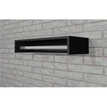 Imagem de Cabideiro Parede Arara Porta Roupas Closet, Quarto parede Mdf  - MAGAZ