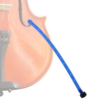 Imagem de Fukaisu Umidificador Violino, Borracha Umidificador Portátil Premium Orifício em F do Violino Acessório Prático para Instrumentos Musicais para Prevenção de Rachaduras (Azul)