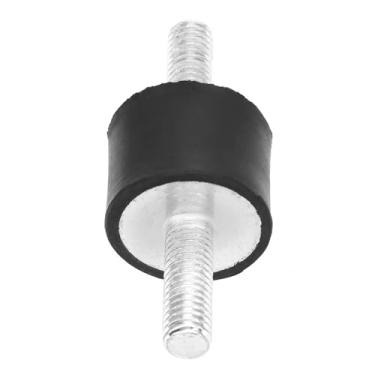 Imagem de Solinder 4 Unidades de Borracha M6 Montagens de Amortecimento Vibração Masculina para Compressor Ar Bomba água Motor a Gasolina, Com Buffer para Equipamentos áudio e (VV20*15 M6*18)