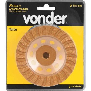 Imagem de Rebolo Diamantado 115 Mm Turbo Vonder