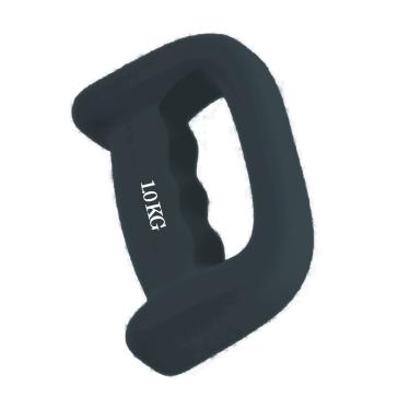 Imagem de Peso De Mao Halter Boxing Dumbell 1kg Revestido Musculacao Academia Fisoterapia Pilates Treino Fitness Exercicio Preto