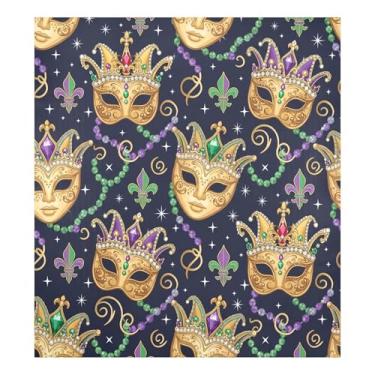 Imagem de Blueangle Capa magnética para lava-louças de carnaval, decoração de capa frontal de lava-louças, adesivos de eletrodomésticos, adesivos de eletrodomésticos, adesivo magnético decorativo de 58 cm C x