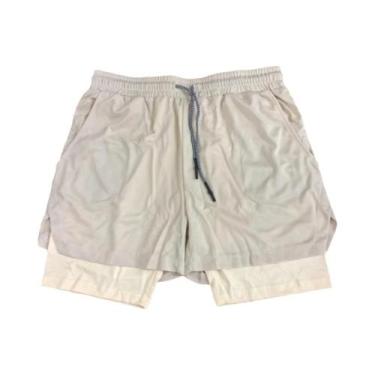 Imagem de Shorts Masculinos De Camuflagem Com Forro Em Malha, Estilo Skinny, Mul