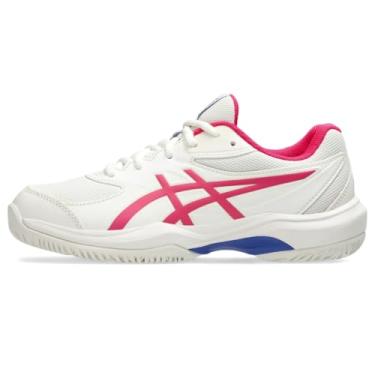 Imagem de ASICS Tênis escolar infantil Gel-Game Grade, Creme/rosa brilhante, 18