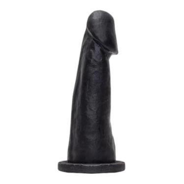 Imagem de Prótese Realística Maciça 16 X 4,7Cm Brinquedo Erótico Dildo Robusta para Preenchimento MAN09 (PRETO)