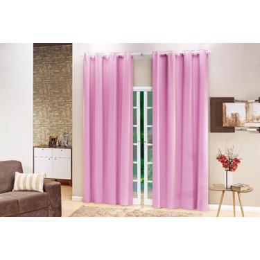Imagem de Cortina Blackout PVC Lisa 2,80x3,00 Filomena - Rosa