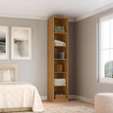 Imagem de Módulo Closet sem Portas com Prateleiras e Cabideiros 100% MDF Altezza