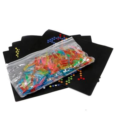 Imagem de Pacote de pinos e modelos de refil para uso com placa de iluminação criativa, acessórios de tela de luz mágica para crianças, brinquedos educativos de aprendizagem a partir de 4 anos