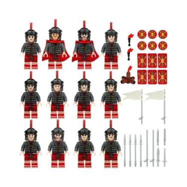 Imagem de Brinquedos De Blocos De Montar Em Forma De Bonecos Humanoides Miniatur