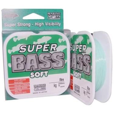 Imagem de Linha Monofilamento Marine Sports Super Bass 21lb Verde (0,37mm - 250m