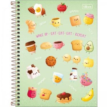 Imagem de Caderno Espiral Capa Dura Universitário 1 Matéria Taste 80 Folhas Tilibra Verde