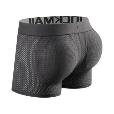 Imagem de Cuecas Boxer Masculinas Sensuais Com Bojo Para Realce De Quadril E Bum