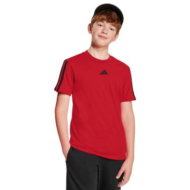Imagem de Camiseta Adidas Essentials Infantil Vermelha-11/12