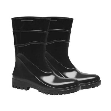 Imagem de Bota PVC Bracol CA37456 Cano Curto Sem Forro Preta, 40